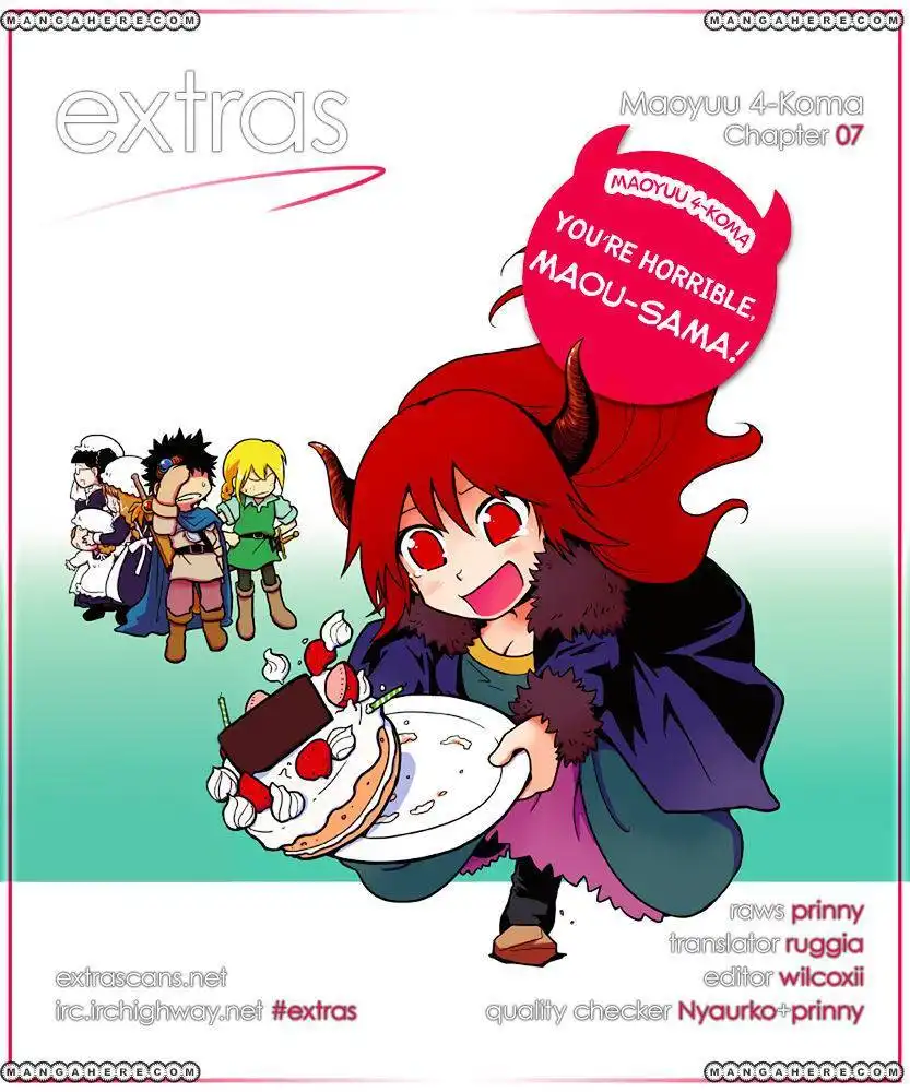 Maoyuu 4-Koma: You're Horrible, Maou-sama! Chapter 7 1